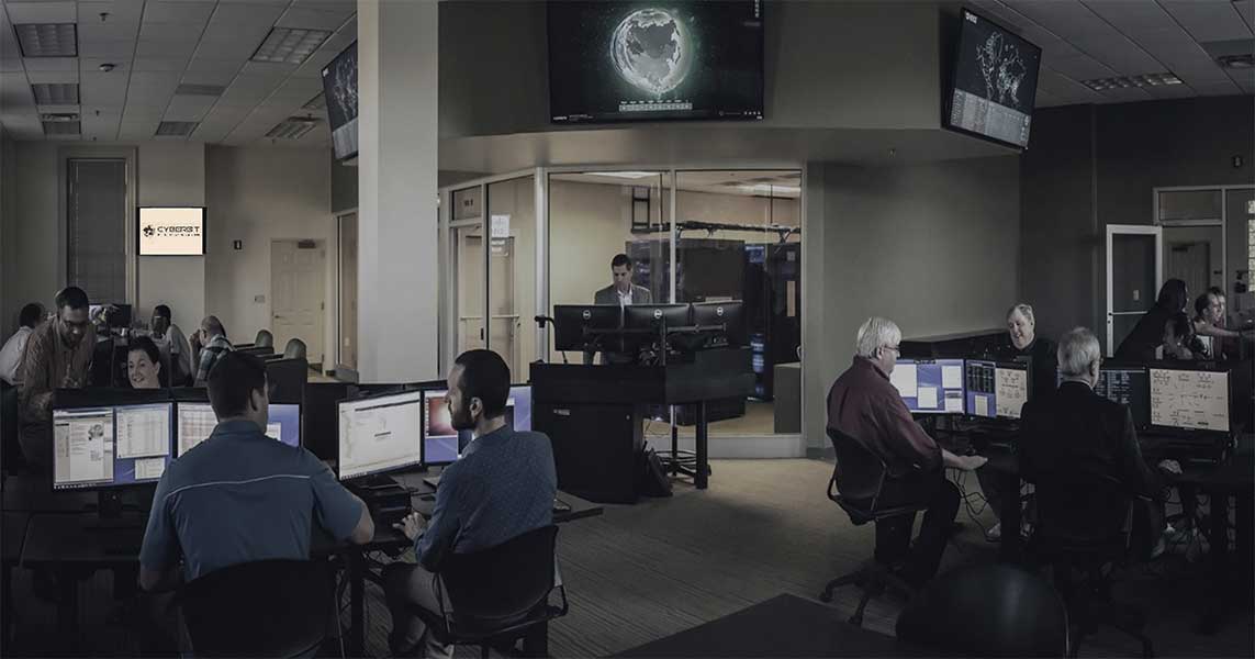 A sample Security Operation Center