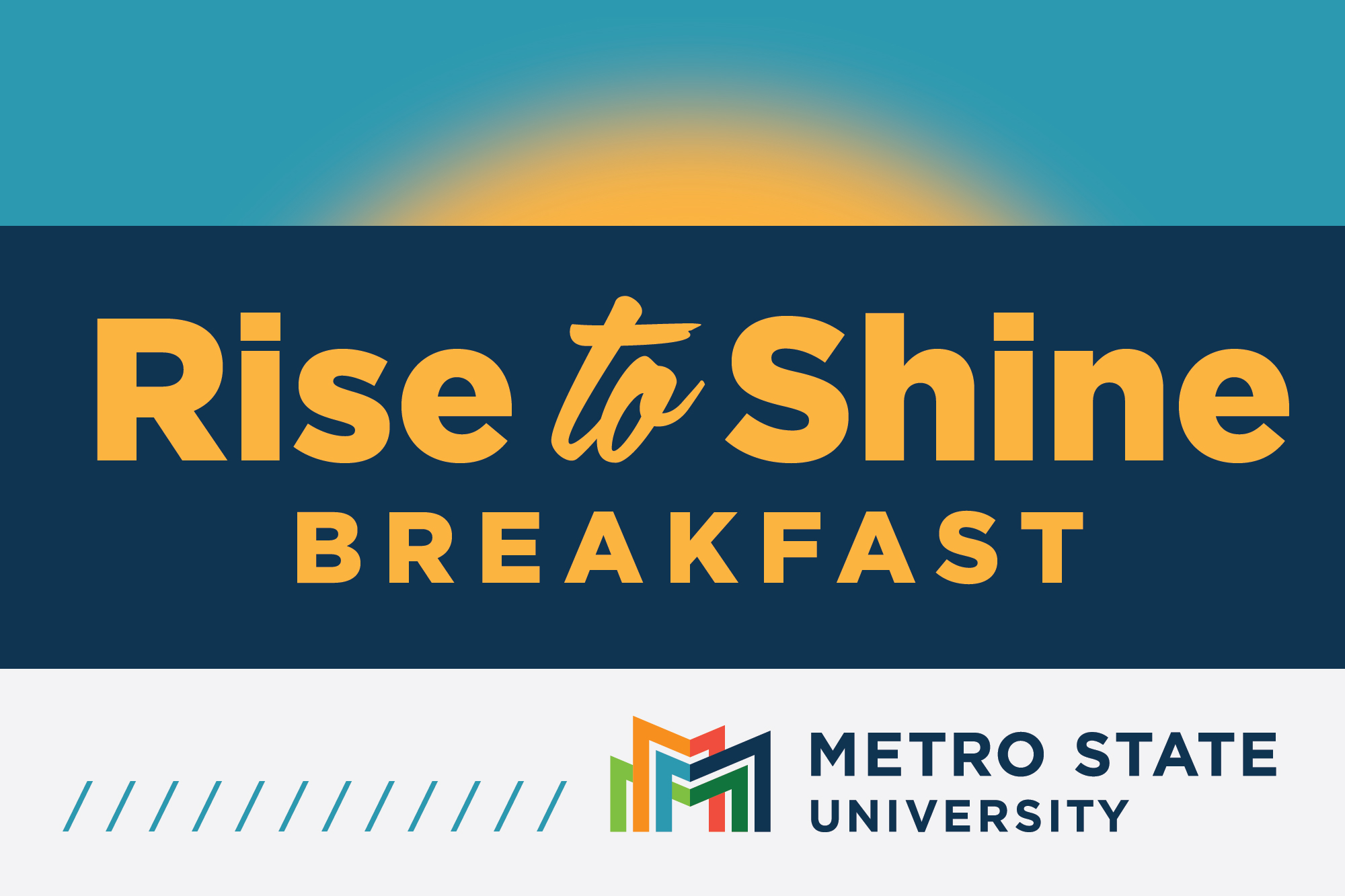 Rise to Shine Breakfast graphic