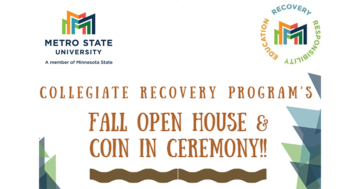 Collegiate Recovery Program Fall Open House and Coin In Ceremony