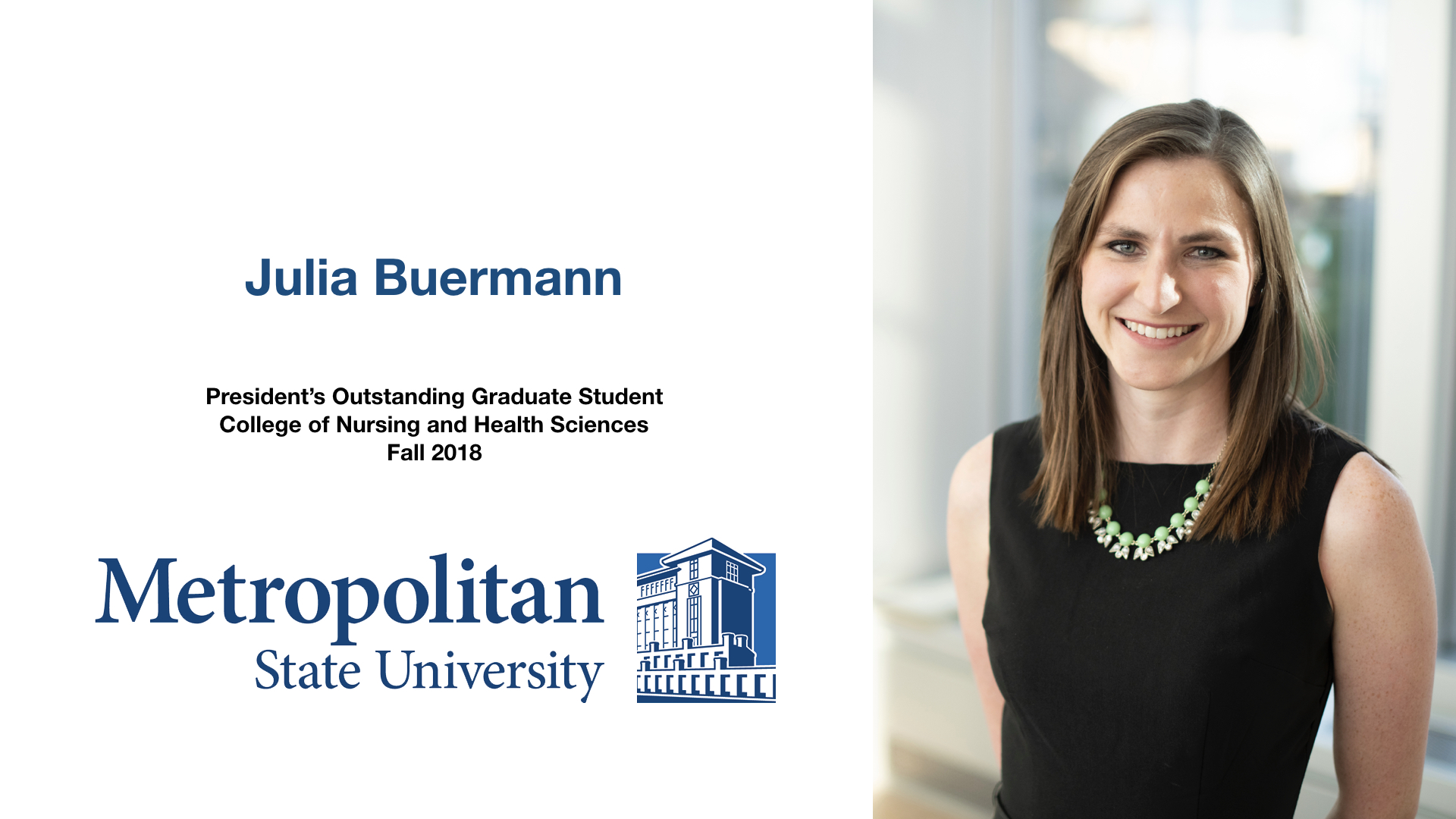 Julia Buermann Outstanding Graduate Student