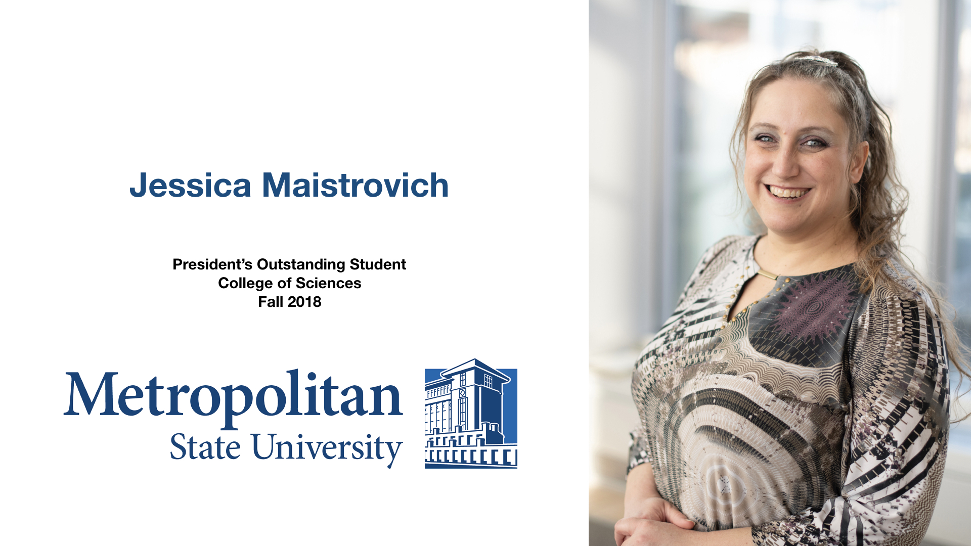 Jessica Maistrovich Outstanding Student