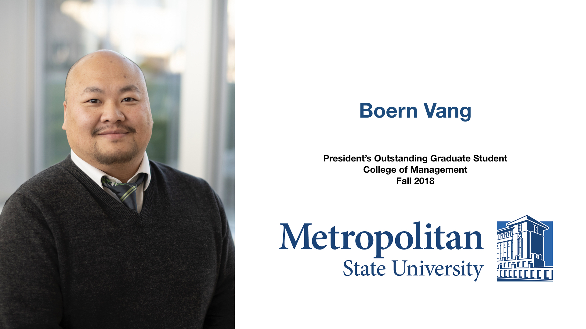 Boern Vang Outstanding Graduate Student