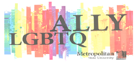 LGBTQ Ally Metropolitan State University logo