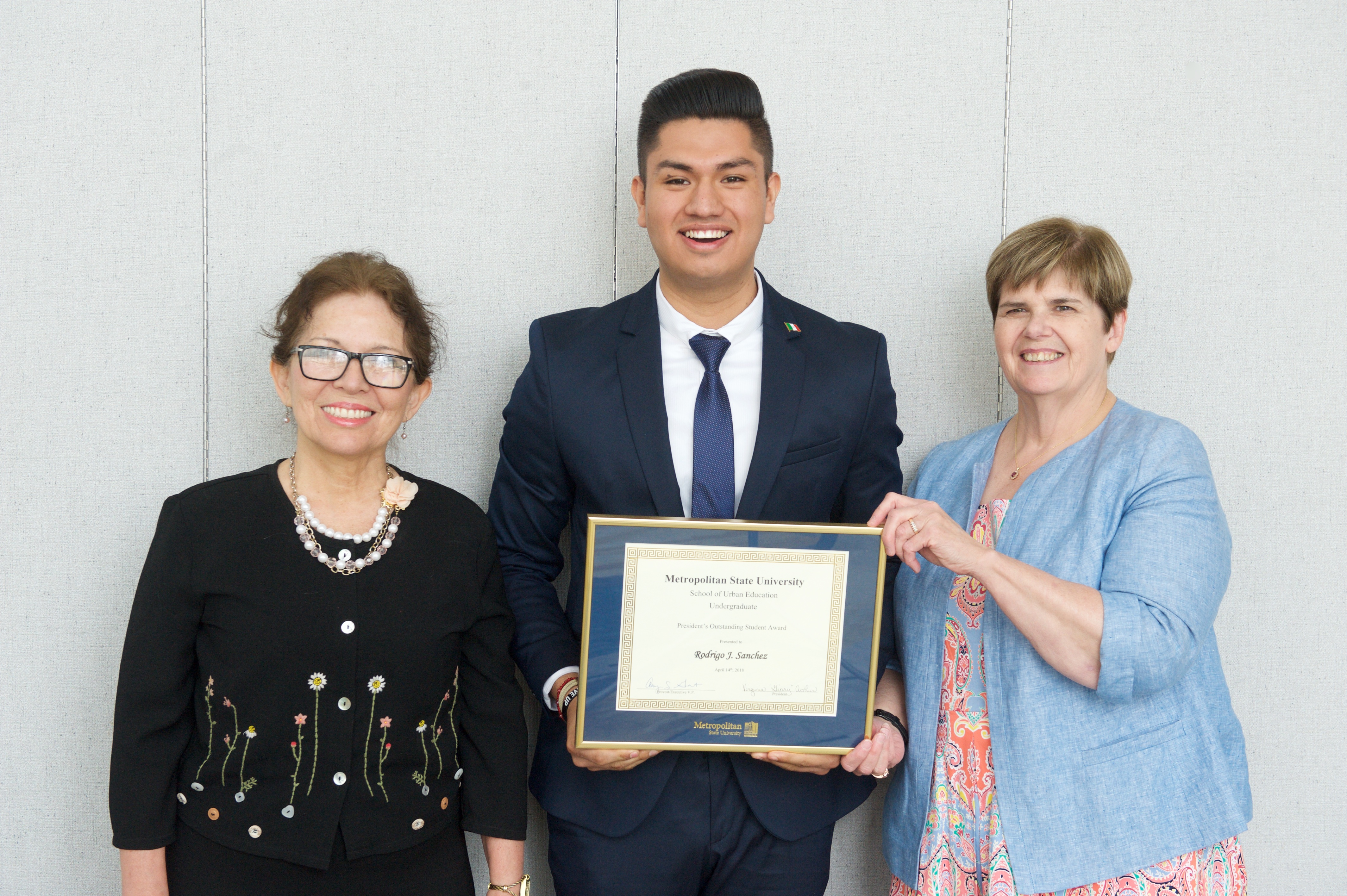 Rodrigo J. Sanchez of Saint Paul selected Metropolitan State University Outstanding Student for Spring 2018 graduating class