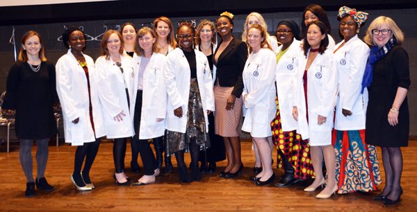 Department of Nursing's first White Coat Ceremony honors 14 doctoral students