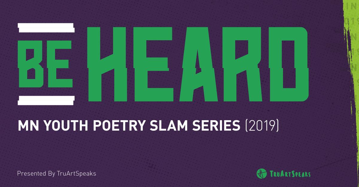 Be Heard: slam poetry semi-final logo
