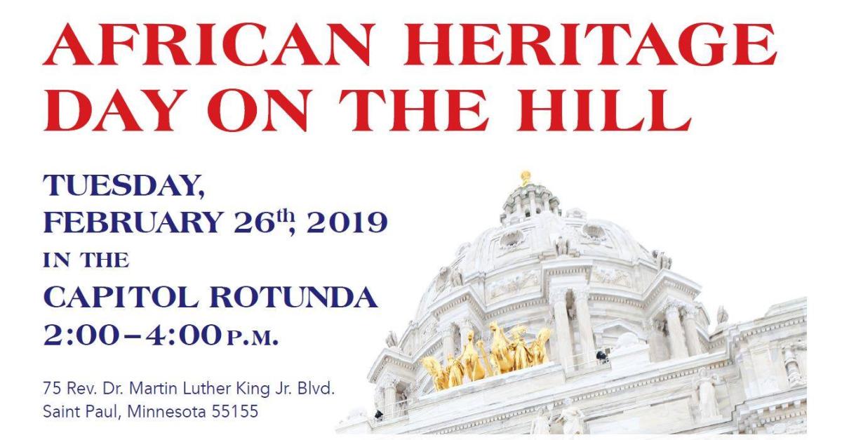African Heritage Day on the Hill flyer