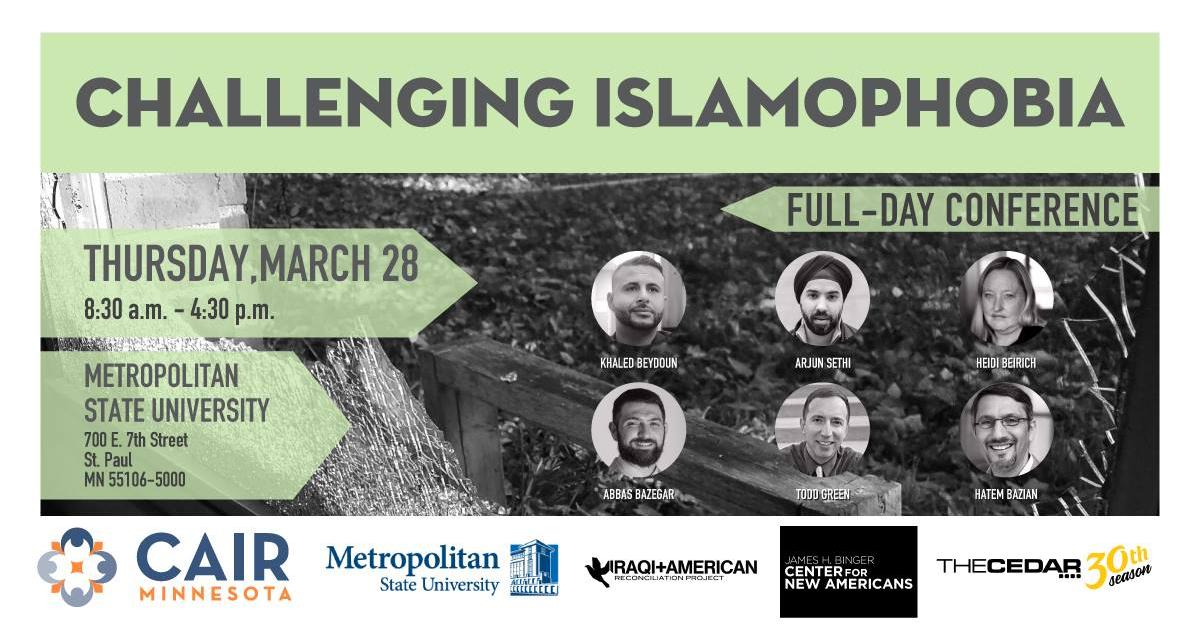 2019 Challenging Islamophobia Conference flyer