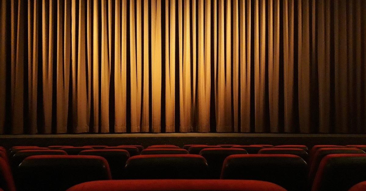 Cinema curtain image
