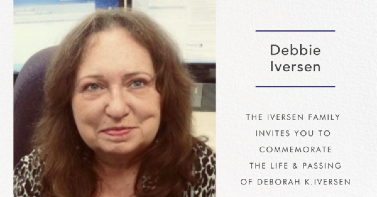 Debbie Iversen memorial flyer