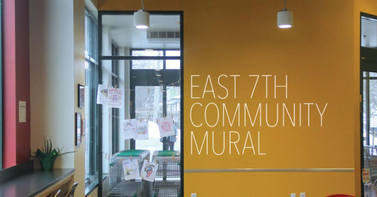 East 7th Community Mural flyer