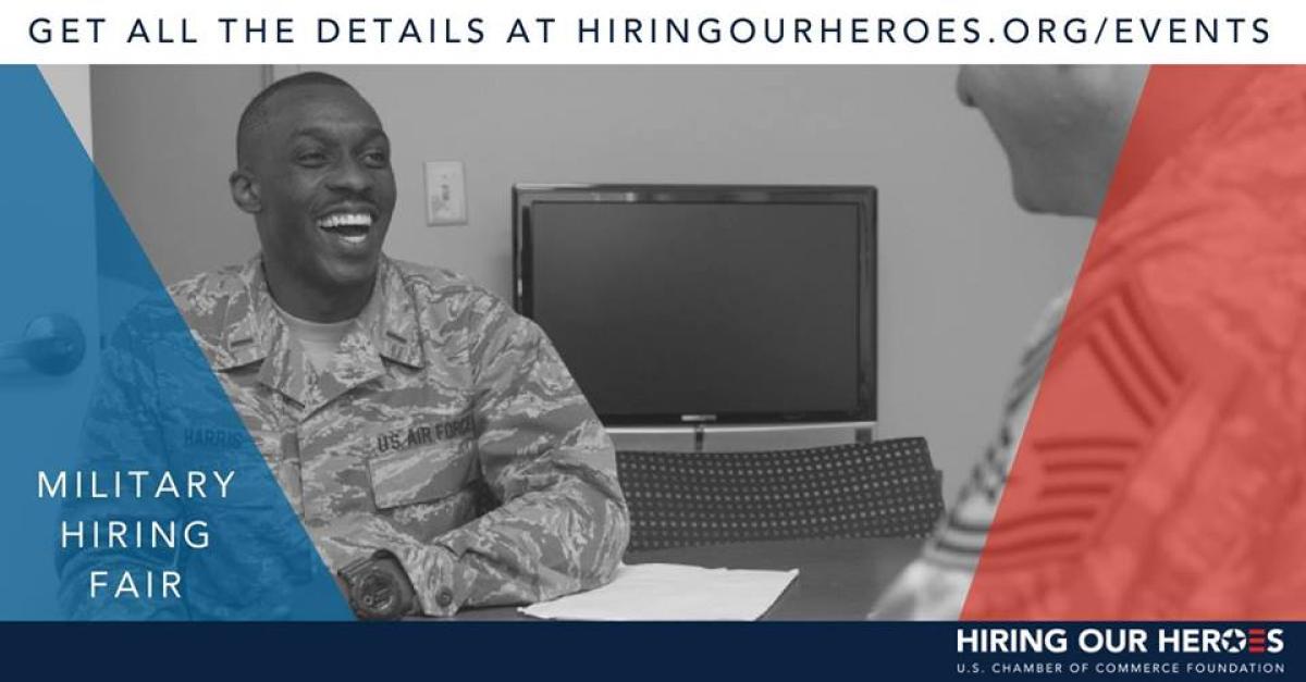 Military Hiring Fair flyer