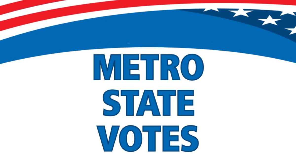#MetroStateVotes logo
