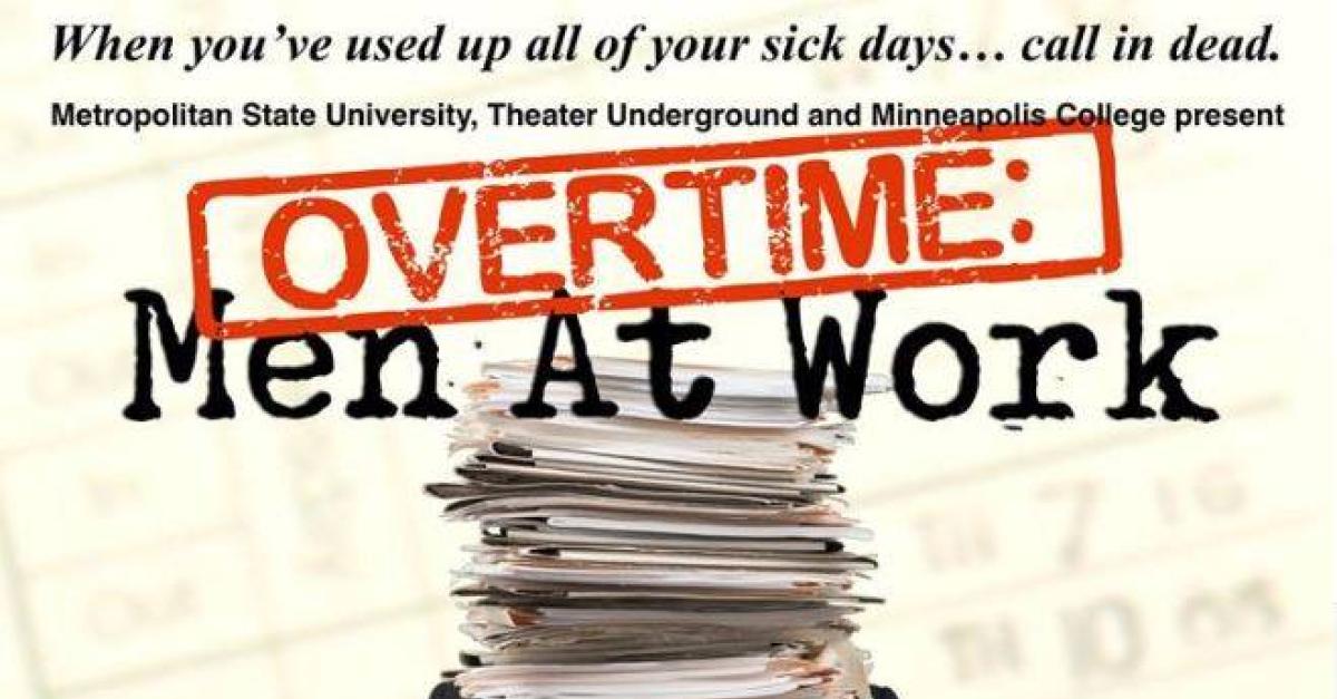 Overtime Men at Work flyer