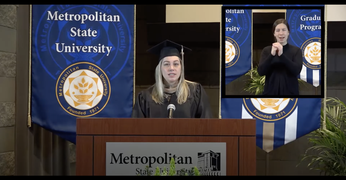 Carly Sturm commencement