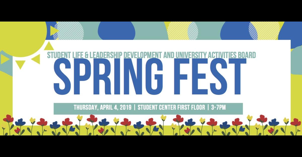 Spring Fest 2019 flyer