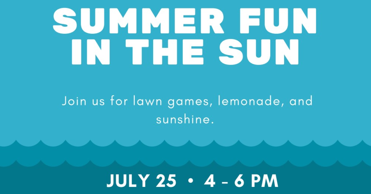 Summer Fun in the Sun flyer