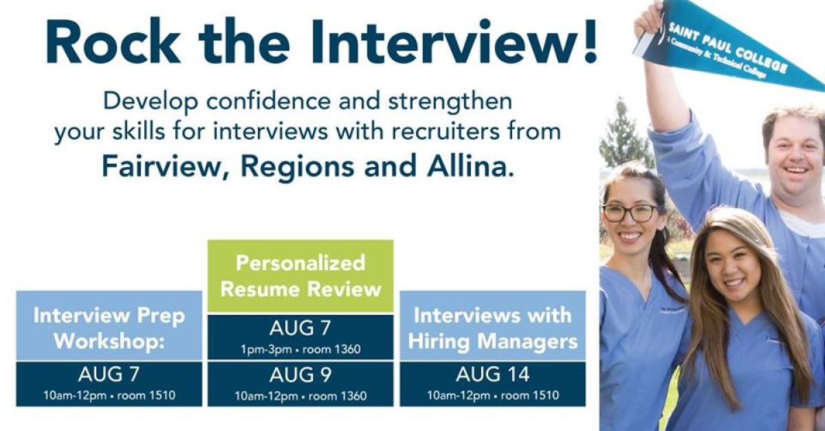 Surge Hiring Event: Rock the Interview! flyer