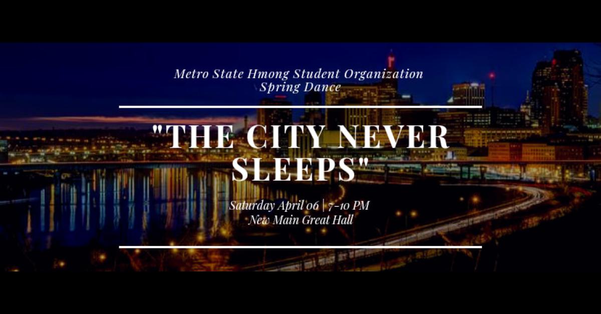 The City Never Sleeps flyer