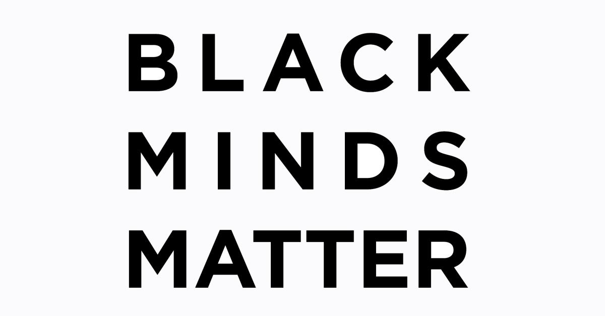 black minds matter, words only