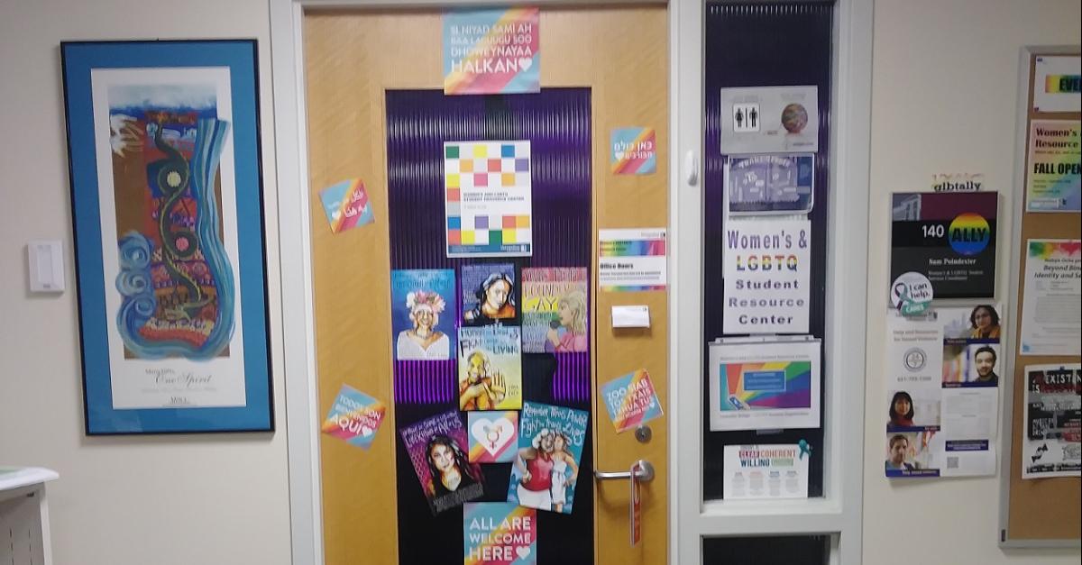 Women's and LGBTQ+ Resource Center door