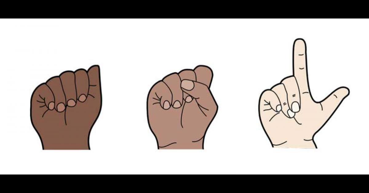 ASL hands signing image