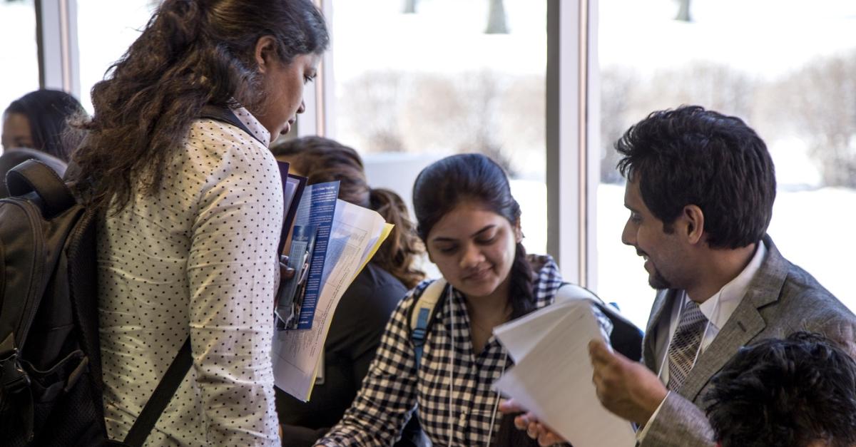 Career Fair attendees