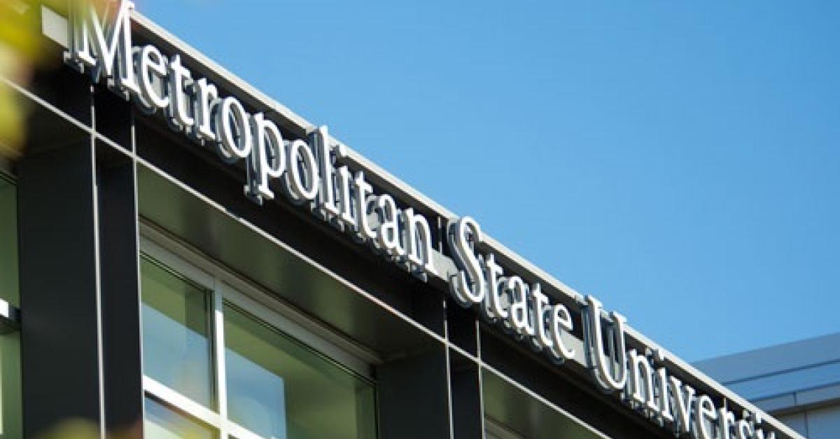 Metropolitan State University skyway