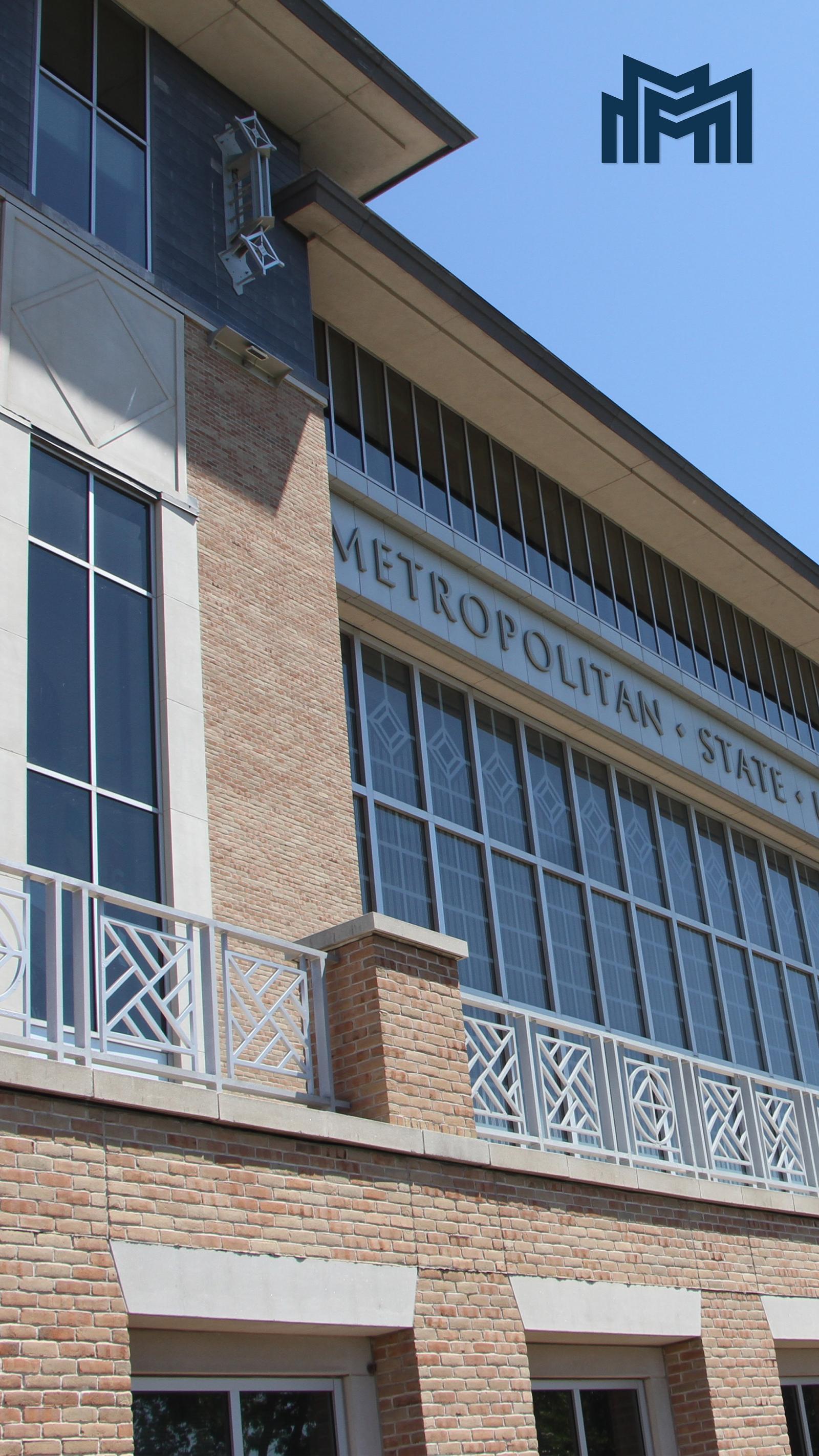 section of New Main with Metro State icon