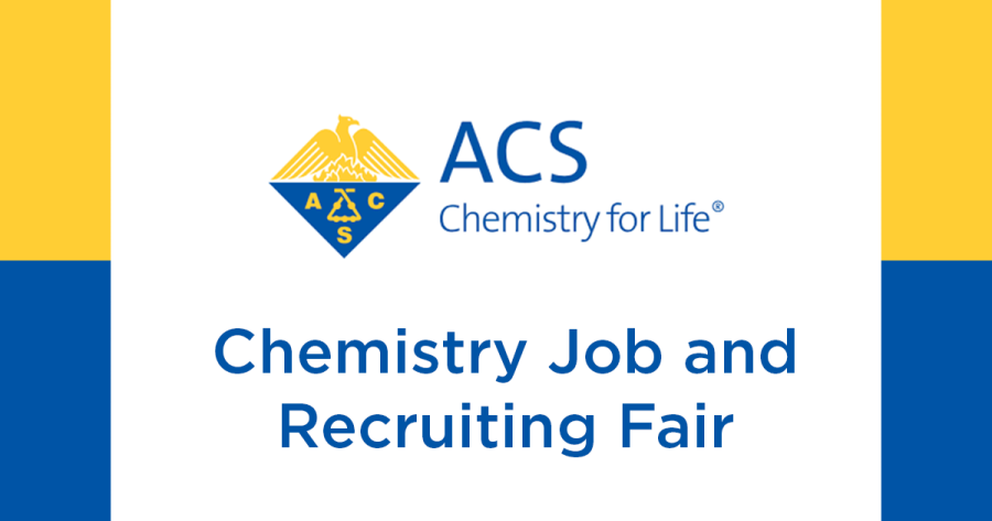 ACS Chemistry for Life, with the ACS logo and Chemistry Job and Recruiting Fair