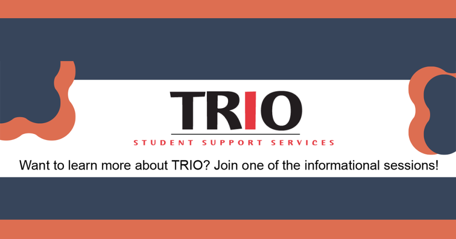 TRIO Student Support Services info session graphic
