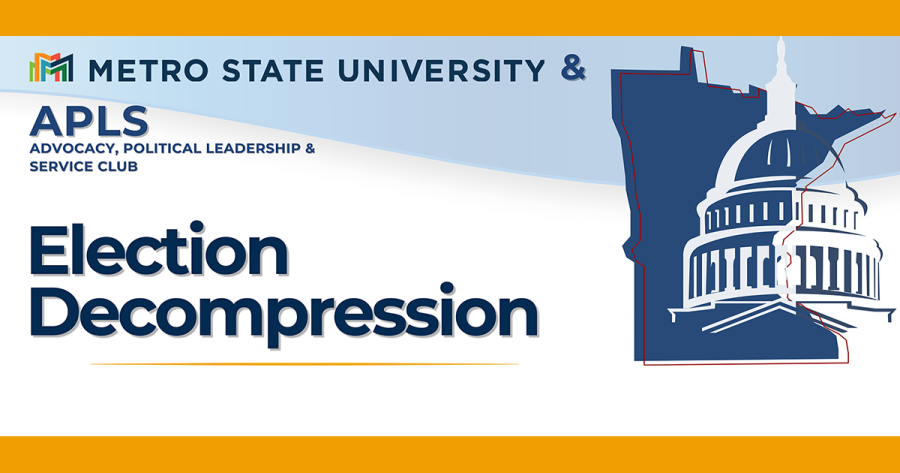 Advocacy, Political Leadership and Service Club: Election Decompression, with an outline of the State of Minnesota and an outline of the Minnesota State Capitol building